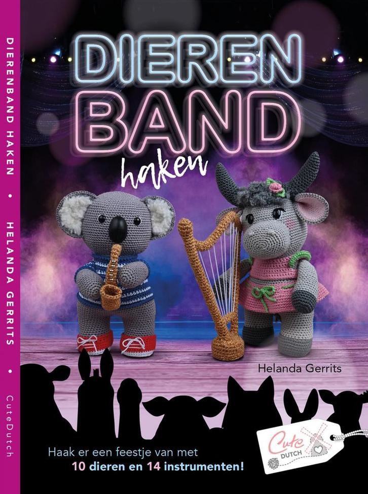 Dierenband haken 9789083292199 Helanda Gerrits, Livres, Loisirs & Temps libre, Envoi