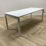 Tweedehands slingerbureau 180x80 cm, wit, Gebruikt, Bureau