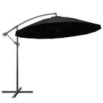 vidaXL Zweefparasol met aluminium paal 3 m zwart, Tuin en Terras, Verzenden, Nieuw
