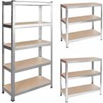 Modern zwart opbergrek met 5 planken - Ideaal voor woonka..., Huis en Inrichting, Kasten | Kleerkasten, Ophalen of Verzenden, Nieuw