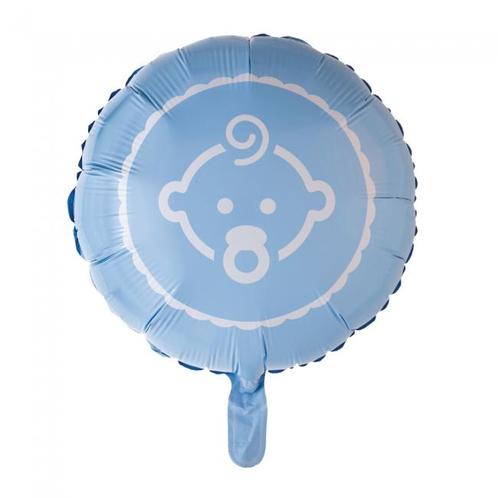 Helium Ballon Baby Boy Lichtblauw 45cm leeg, Hobby & Loisirs créatifs, Articles de fête, Envoi