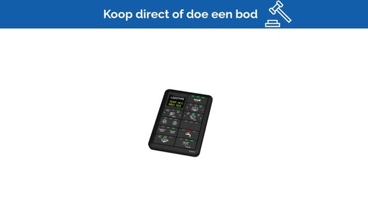 Bieden: Garmin EmpirBus 12V Marine Switch Panel - 010-02373, Watersport en Boten, Bootonderdelen, Ophalen of Verzenden