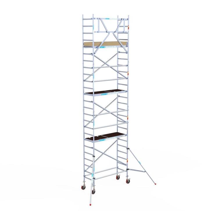 Euroscaffold basic rolsteiger 75 x 8,2m werkhoogte, Doe-het-zelf en Bouw, Steigers, Rolsteiger of Kamersteiger, Nieuw, 5 meter of hoger