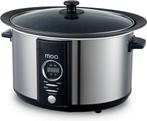 2dekans | MOA Digitale Slowcooker 6,5 liter - RVS - BPA vrij, Huis en Inrichting, Ophalen of Verzenden, Nieuw