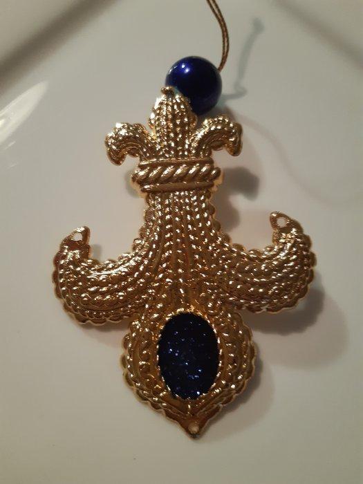 Kerstballen (32) - Fleur de Lis - Plastic, Diversen, Kerst