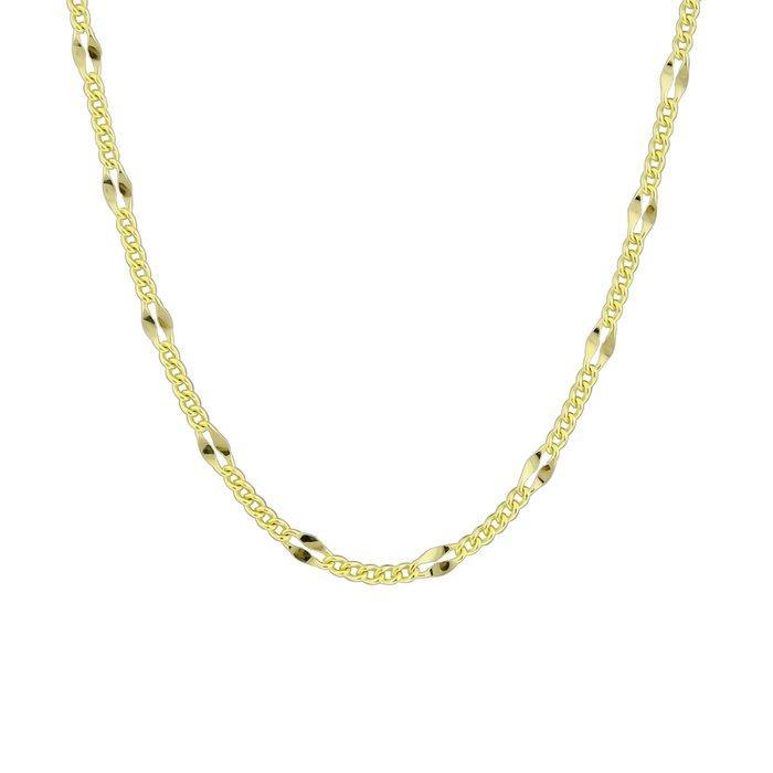 Handmade - Ketting - 14 karaat Geel goud - Flat Figaro -, Handtassen en Accessoires, Antieke sieraden