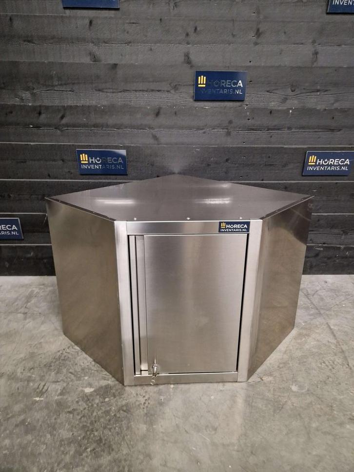 Wandkast | hoekmodel | 1 deur | RVS | 70 cm, Articles professionnels, Horeca | Mobilier & Aménagement