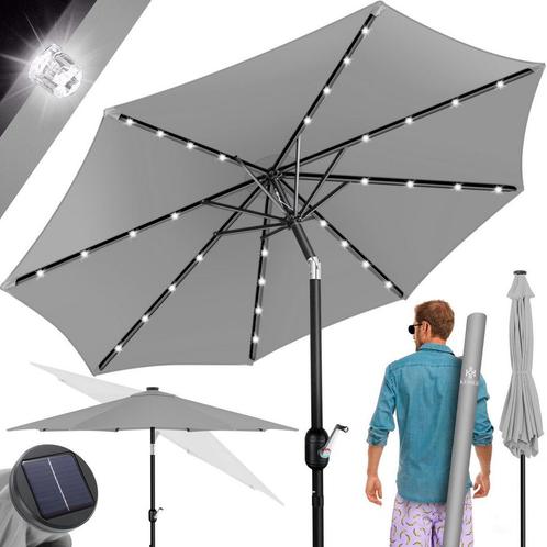 KESSER® Parasol LED Solar - Verstelbaar - Buigbaar - Lichtgr, Huis en Inrichting, Woonaccessoires | Overige, Verzenden