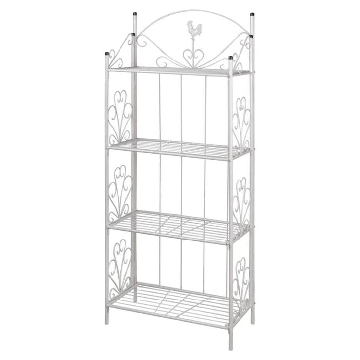 Witte Plantenrek Maria (153cm) | Tweede Kansje | OP = OP, Tuin en Terras, Bloembakken en Plantenbakken, 60 cm of meer, 60 tot 100 cm