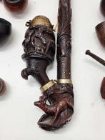 Sans prix de réserve - Pipe - Bois, corne - (9), Nieuw