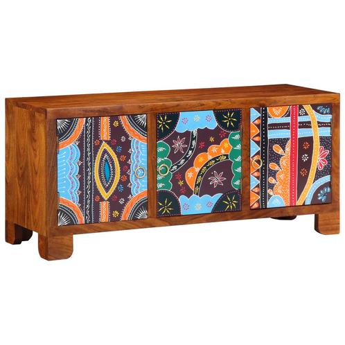 vidaXL Halbank 100x35x45 cm Massief Acaciahout, Huis en Inrichting, Overige Huis en Inrichting, Nieuw, Verzenden