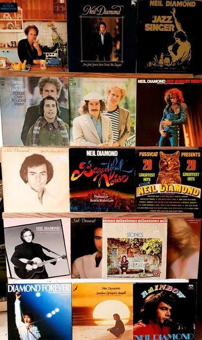 Simon & Garfunkel, Neil Diamond famous American Artists,, Cd's en Dvd's, Vinyl Singles