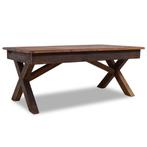 vidaXL Salontafel 110x60x45 cm gemengd gerecycled hout, Huis en Inrichting, Tafels | Salontafels, Verzenden, Nieuw