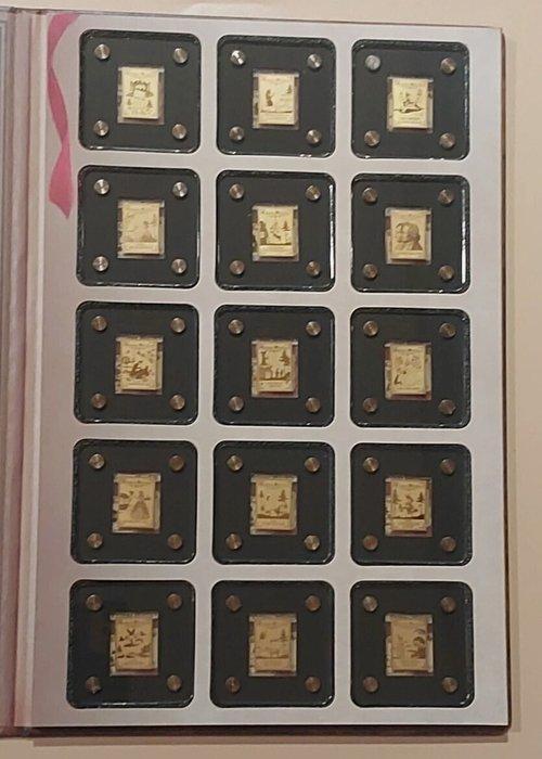 Wereld. Gold bar Feingoldbarren - Grimm´s Märchen - 15 x, Postzegels en Munten, Munten | Europa | Niet-Euromunten