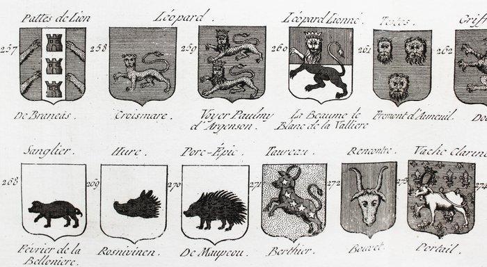 Panckoucke - Blason - 1789, Antiek en Kunst, Antiek | Boeken en Manuscripten
