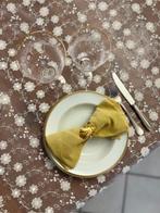 Prezioso eetset van katoen en gehaakte tule - Tafelkleed -, Antiek en Kunst