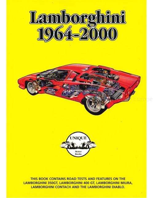 LAMBORGHINI 1964 - 2000, Livres, Autos | Livres