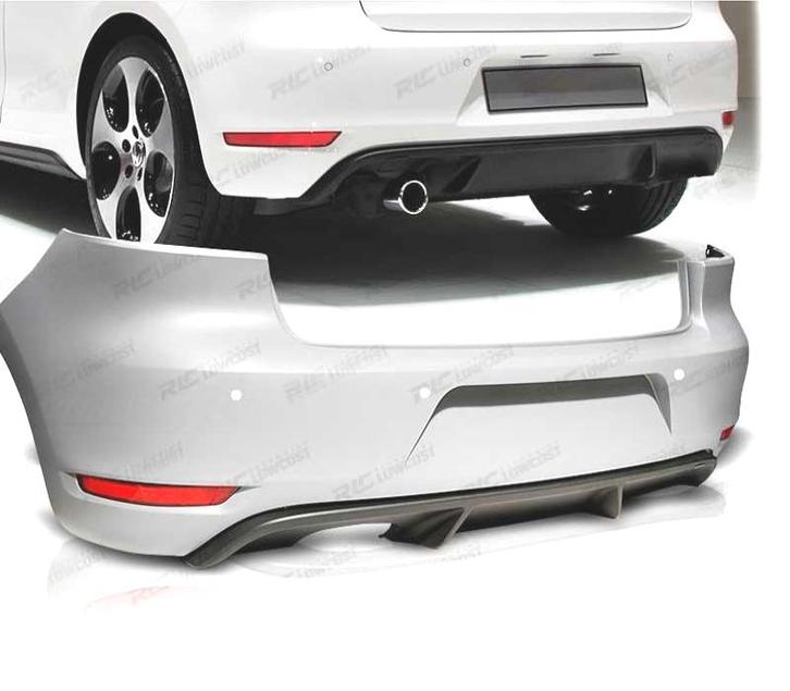 PARE CHOCS ARRIÈRE POUR VOLKSWAGEN VW GOLF 6 08-12 LOOK GTI, Autos : Pièces & Accessoires, Carrosserie & Tôlerie, Envoi