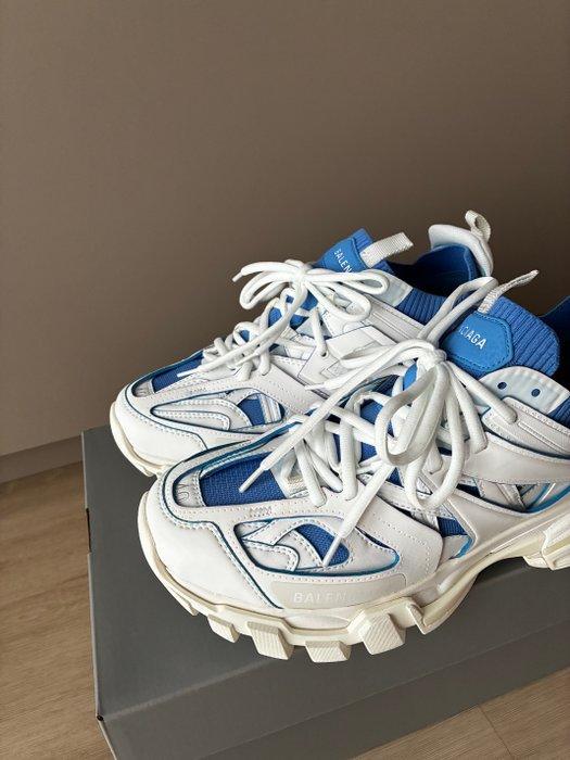 Balenciaga - Track Sock Nylon & Knit White / Blue Low Top -, Kleding | Heren, Schoenen