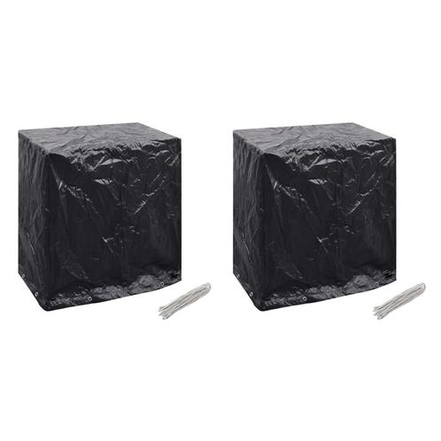 vidaXL Tafeltennistafelhoezen 2 st 8 ogen 160x55x182 cm, Tuin en Terras, Tuinmeubel-accessoires, Nieuw, Verzenden