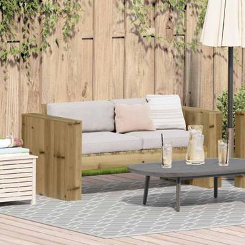 vidaXL Tuin Sofa 2-zits 134x60x62 cm Behandeld Vurenhout, Verzenden