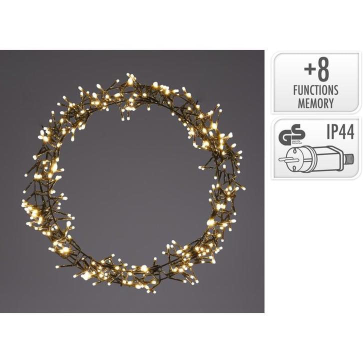 2dekans | LED Kerstkrans 300 lampjes met stekker aansluiting, Audio, Tv en Foto, Foto | Cameratassen, Ophalen of Verzenden