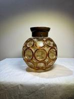 Lampe - Vintage Glazen Bol Lamp, design rétro des années