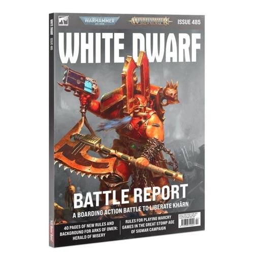 White Dwarf Issue 485 - Februari 2023 (Warhammer nieuw), Hobby & Loisirs créatifs, Wargaming, Enlèvement ou Envoi