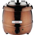 Soepketel koperkleurig 10 liter | 37,5(h)x33(Ø)cm Buffalo, Verzenden, Nieuw in verpakking