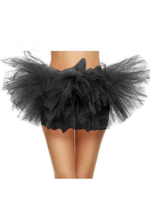 Korte Tutu Zwart Tule Rokje L XL XXL Zwarte Petticoat Rok Da, Kleding | Dames, Carnavalskleding en Feestkleding, Nieuw, Ophalen of Verzenden