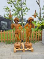 Beeld, XL Lady Gatekeepers - 155.5 cm - IJzer, Antiek en Kunst