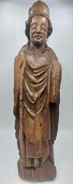 sculptuur, Escultura de obispo - 80 cm - Hout
