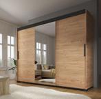 Kledingkast Brazil - Eiken - 250 cm - Garderobekast