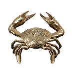 Beeld, Bronze XXL Batik Crab 38cm - Indonesia - 28 cm -, Antiek en Kunst