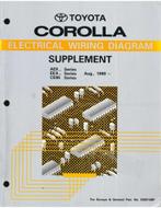 1990 TOYOTA COROLLA ELECTRISCHE (SUPPLEMENT) SCHEMA