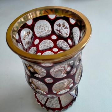 Vaas - Glas - in Boheems kristalglas