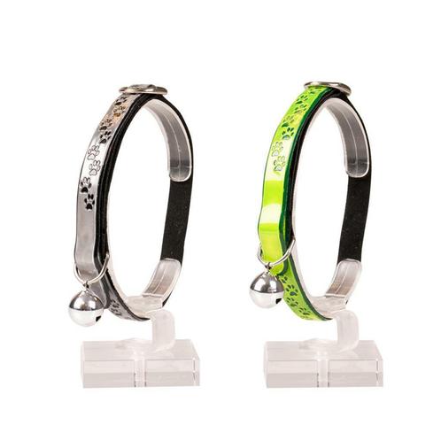 Kattenhalsband reflecterende pootjes 20-30cm/10mm, Dieren en Toebehoren, Overige Dieren-accessoires, Nieuw