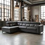 Leren hoekbank Nova - 2.5-zits arm rechts + Longchair arm, Antiek en Kunst, Ophalen of Verzenden