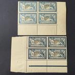 France  - Y&T 123 Merson 5fr bleu 2 nuances coin de, Postzegels en Munten, Gestempeld