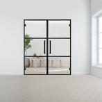 Steel look dubbele deur zonder kozijn, Doe-het-zelf en Bouw, Deuren en Vliegenramen, Verzenden, Nieuw