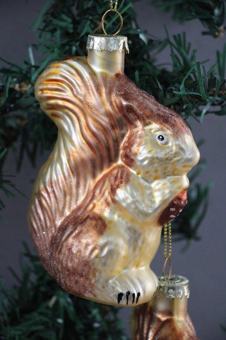 Eekhoorntjes als kerst ornament - Kerstballen (3) - Glas, Diversen, Kerst