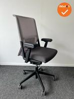 Haworth Comforto 59 - Grijs netweave en antracietgrijze zitt, Werkplek, Ophalen of Verzenden, Gebruikt, Stoel