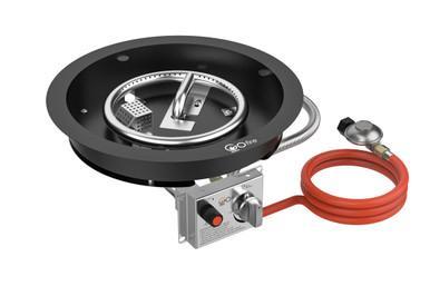 GoFire inbouwbrander rond 39 cm | Flexibel bedieningspaneel, Tuin en Terras, Vuurtafels, Nieuw, Verzenden