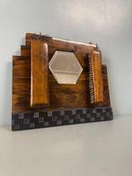 Spiegel (3)- Art Deco Hal-Accessoire: Houten Borstels en, Antiek en Kunst