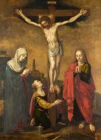 Flemish school (XVI-XVII) - The Crucifixion with the Virgin,, Antiek en Kunst