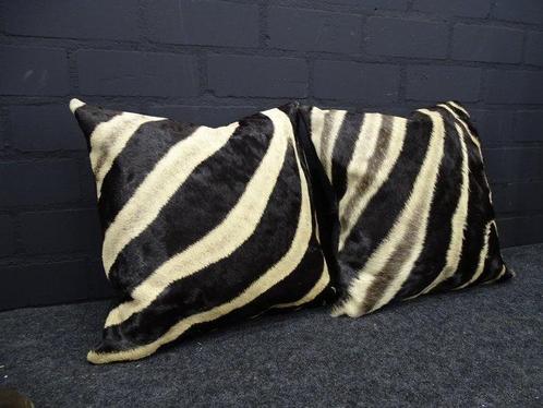 real zebra skin covers - Coussin (2), Verzamelen, Dierenverzamelingen