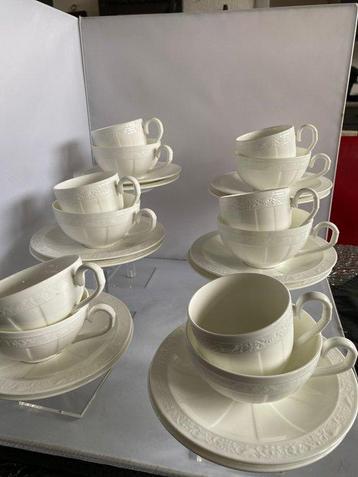 Villeroy & Boch - Kop en schotel (12) - Porselein, Bone beschikbaar voor biedingen