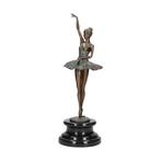 Figurine - Ballerina - Bronze, Marbre, Antiek en Kunst