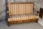 Sofa - Mahonie, Walnoot, Antiek en Kunst, Antiek | Meubels | Stoelen en Sofa's