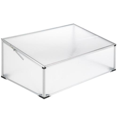 tectake Aluminium kweekbak met afsluitbaar dak - 102 x 61 x, Tuin en Terras, Bloembakken en Plantenbakken, Verzenden